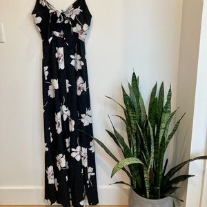 Dee Elly Floral Floor Length Dress